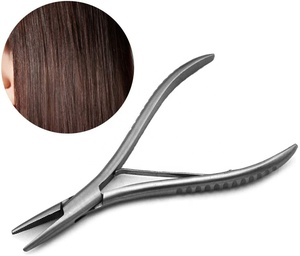 Pince à retirer les extensions de cheveux en acier inoxydable, outil professionnel de dépose pour salon de coiffure - Product Image 2