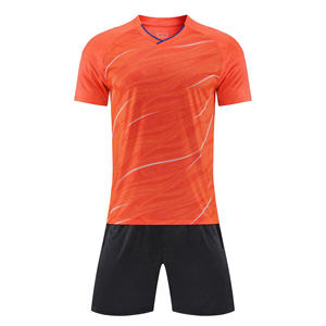 2025-2026 Best Quality Printed Soccer Jersey 100% Polyester Stand Collar Moisture-Wicking Quick Dry Cheap Price Latest Design - Product Image 4