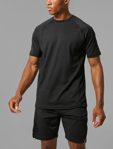 Conjunto de Pantalones Cortos de Verano para Hombre con Logotipo Personalizado, Camiseta 100% Algodón, Conjunto de Pantalones Cortos Deportivos con Estampado Serigrafiado - Product Image 6