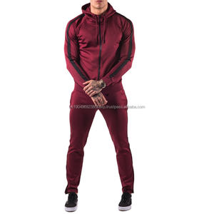 Ensemble de survêtement pour homme avec sweat à capuche à double fermeture éclair personnalisé 350 g/m², pantalon de survêtement en strass Freece, ensemble de 2 pièces, mode streetwear pour homme, taille plus - Product Image 1