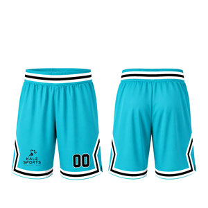 Pantalones Cortos de Baloncesto Personalizados Kale Sports para Hombre y Mujer, de Poliéster que Absorbe la Humedad, Cintura Elástica, Secado Rápido, Ropa Deportiva - Product Image 1