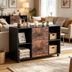 Armadio Metallico Moderno con Serratura e Grande Capacità, Arredamento per Ufficio, Casa, Scuola, Officina, Palestra - Product Image 1