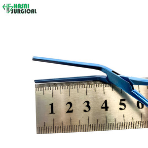 Pinzas Vasculares Dentadas Atraumáticas de 12.5 cm de Acero Inoxidable, Juego de Instrumentos Neuroquirúrgicos Manuales con Certificación CE, Venta al por Mayor - Product Image 1