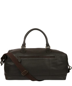 Sac de voyage de luxe en cuir véritable marron foncé pour homme, avec bandoulière bicolore, grand sac de week-end, sac de sport, sac de nuit, bagage en polyester - Product Image 3