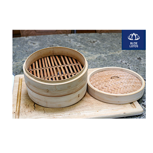 BEST-SELLER : Cuiseur vapeur en bambou écologique, sûr et propre, ustensile de cuisine en bois pur, idéal pour la cuisson à la vapeur des pains et des fruits de mer – Fournisseur direct - Product Image 1