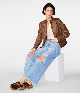 Nouveau Style Vestes pour Femmes Moto Meilleure Arrivée Manches Longues Personnalisé Nouveau Design Femmes Vestes En Cuir - Product Image 2