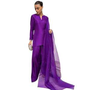Farshi Shalwar Kameez Listo para Usar, Colección de Salwar Kameez de la Cultura India para Mujer, Vestidos Casuales para Mujer Disponibles en Stock - Product Image 1