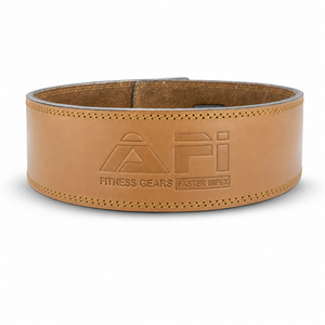 13MM Heavy Duty Pro <b>Leather</b> Sporty Lifting Belt Customizable Length Cowhide Steel Blue Genuine <b>Leather</b> Adjustable Plate Buckle - Product Image 5