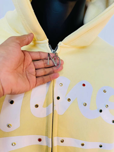 Pantalon de survêtement d'hiver en molleton épais 100% coton, respirant, avec broderie losanges superposées, cordon de serrage, style streetwear, couleur unie, pour la maternité - Product Image 5