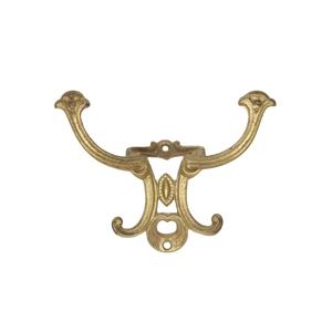 Aldaba de puerta de Metal de latón puro con acabado dorado de diseño elegante, aldaba de puerta de calidad Premium para decoración de hoteles y villas en casa - Product Image 1