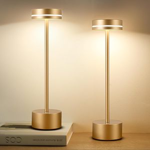 Portable <b>LED</b> Cordless Desk Lamp 2 Pack Rechargeable 5000mAh <b>Touch</b> Control Table <b>Light</b> 3 Colour Dimmable for Nightstand Home - Product Image 1