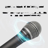 Set Mikrofon Dinamis American untuk Q7 dengan XLR dan Kartu Suara Berkabel untuk Siaran Langsung, Bernyanyi, dan Rekaman