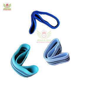 Bandas de cadera transpirables personalizadas, elásticas de alta velocidad, antideslizantes, para yoga, fitness, equipo de press de banca, de alta resistencia, con logo personalizado. - Product Image 4
