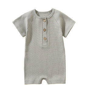 Combinaison Bébé à Manches Courtes en Coton Doux – Fabricant de Combinaisons Bébé à Manches Longues Confortables – Fournisseur de Tenues pour Nourrissons - Product Image 2