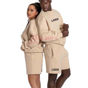 Nuevo conjunto de pantalones cortos de sudadera personalizados Unisex, ropa de calle informal para hombre, camiseta para correr de 2 piezas, pantalones cortos de punto, colección de verano - Product Image 1