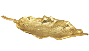 Plateau de service en aluminium moulé en forme de feuille pour la maison et la décoration de table, plateau de cuisine personnalisé - Product Image 3