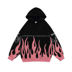 Jersey de felpa francesa de algodón 100% de alta calidad, Sudadera con capucha para hombre, lavado ácido con cremallera, logotipo personalizado, cuello con capucha de gran tamaño y peso pesado - Product Image 3