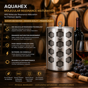 Dispositivo de Maduración de Licores Destilados Industriales AquaHex con Tecnología de Resonancia Física, Acero Inoxidable 316L de Grado Alimenticio - Product Image 3