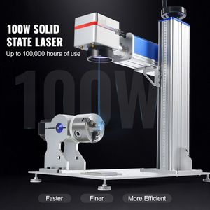 Macchina per Marcatura Laser a Fibra 70W con Testa di Marcatura Galvo Compatibile con LightBurn, Incisore a Colori MOPA, Area di Lavoro 6.9'' X 6.9'' Rotante - Product Image 2