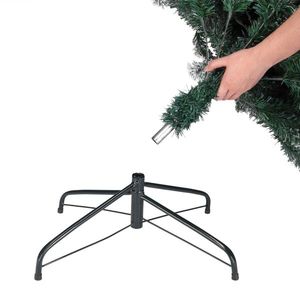 8 FT Unlit Artificial Christmas Pine Tree 1300 Branch Tips Snow Flocked Hinged Tree Stand Sturdy Christmas Tree Accessories - Product Image 3