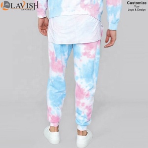 Survêtements unisexe Tie Dye personnalisés pour hommes ensemble de mode de jogging en tissu polaire taille XL grande taille avec logo été hiver - Product Image 6