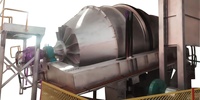 Four rotatif basculant à double passage à combustion au gaz de 4 tonnes, haute productivité, pour le recyclage des déchets, la fonderie de plomb, moteur principal, pompe, moteur