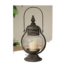 Home Decor Decorative Best Selling New Design Metal <b>Lantern</b> Wicker Custom Shape Hotel and Party Used - Product Image 1