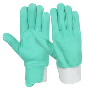 Gants d'assemblage de qualité supérieure en cuir de chèvre, résistants à la chaleur, certifiés CE, pour la sécurité industrielle, usage général, respirants, pour les mains et les bras - Product Image 4