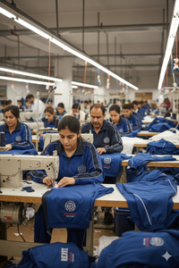 Survêtement réfléchissant 2 pièces pour homme, coupe-vent, tendance USA 2026, vêtements de sport, fournisseur, services OEM avec impression personnalisée - Product Image 5