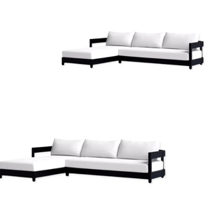 Recién llegado, silla de salón, conjunto de sofá de exterior de tres asientos, muebles de aluminio, sofá de jardín al aire libre con calidad superior - Product Image 3