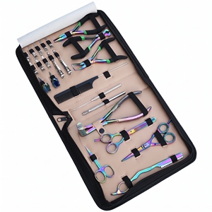 Micro Beads Remover Plier Hair Extension Bead Opening Removal <b>Tool</b> Stainless Steel Rainbow Wholesale Manufacturer - Product Image 1