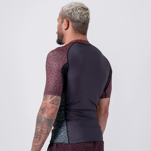 OEM Service High Quality <b>Men's</b> Full Custom Printing Quick Dry Breathable Muscle Fit Bodybuilding <b>Compression</b> Rash Guard - Product Image 2