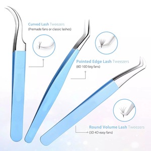 Premium Eyelash Tweezers Precision Beauty Tool for Eyelash Extension Application and Lash Isolation - Product Image 4