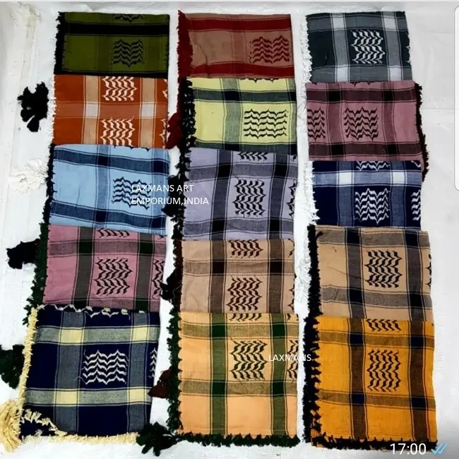 heavy quality viscose arafat square scarves wholesale