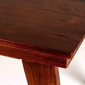 Mesa de Comedor Moderna de Madera Maciza al por Mayor, Mesa de Cocina Minimalista de 6 Plazas con Patas Cónicas para el Hogar y Restaurantes - Product Image 6