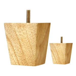Low MOQ Solid Wood <b>Sofa</b> Legs Square Replacement Furniture Legs Custom Size OEM ODM <b>Small</b> Order Friendly Factory - Product Image 2