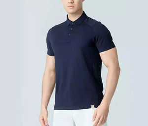 Camiseta de Algodón Grueso Personalizada, Camiseta Polo Estampada para Hombre - Product Image 1