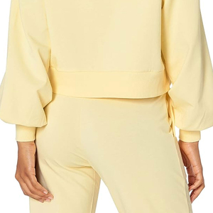 2026 Wholesale Customized High Quality 100% Cotton Fashionable Breathable Sports <b>Workout</b> Woman Crop Top <b>Hoodies</b> OEM Serviced - Product Image 6