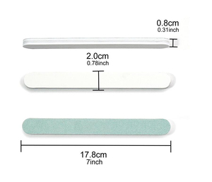 Top Recommended Nail Filer Best Quality Glass Nail <b>File</b> with Double Side Custom Logo Stainless Steel Top for Polishing Nail Care - Product Image 4