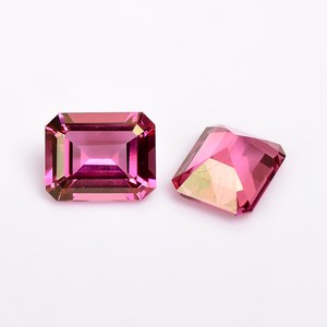 AAA Grade Natural Pink Topaz Loose Gemstone Lot 10x14mm to 12x16mm Octagon Emerald Cut Faceted Pink Topaz Stone for Jewelry - Product Image 3