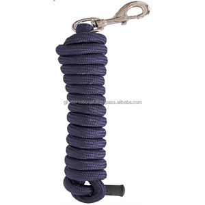 Correa de cuerda para caballo al por mayor, multicolor, para entrenamiento y conducción, látigos de resistencia rojos y negros, productos de nailon económicos para paseo, India - Product Image 2