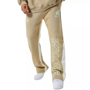 ชุดเซ็ตฮู้ดดี้และกางเกงจ็อกเกอร์ผ้าฝ้ายฟลีซสำหรับผู้ชาย ระบายอากาศได้ดี แห้งเร็ว ลายพิมพ์ดิจิทัลแบบเรียบง่าย ทรงขาบาน เป็นมิตรต่อสิ่งแวดล้อม - Product Image 5