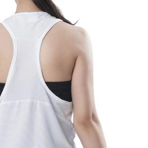 Camiseta Deportiva Personalizada para Mujer, Sin Mangas, para Gimnasio, Entrenamiento, Yoga, Ropa Deportiva Activa, Fabricante OEM ODM - Product Image 4