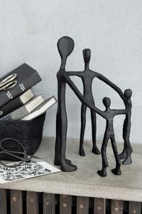 Statue élégante en aluminium, sculpture artisanale, figurine décorative en métal pour l'ameublement d'intérieur de luxe. - Product Image 4