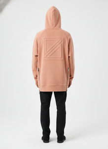 Manufacturer Custom Puff Print Hoodie Unisex 500GSM Drop Shoulder Oversized Heavyweight Terry French Cotton Pullover Sweatshirt - Product Image 2