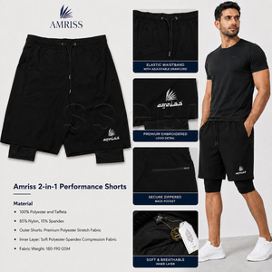 Fabricant et fournisseur de shorts halal sur mesure au Bangladesh, entreprise directe d'usine, vente en gros, livraison rapide, shorts pour hommes, service ODM - Product Image 1