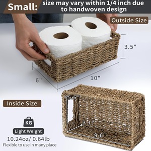 <b>Woven</b> Organizers and Storage <b>Basket</b> Handmade Storage <b>Basket</b> Wholesale eco-friendly Made in Viet Nam - Product Image 5