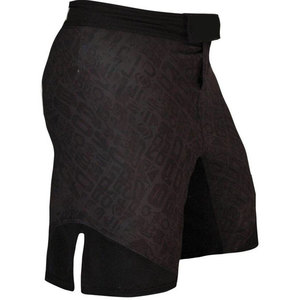 Shorts de sport pour hommes à blocs de couleur, taille mi-haute, élastiques, séchage rapide, en tissu satiné, blanc, marine, orange - Product Image 5