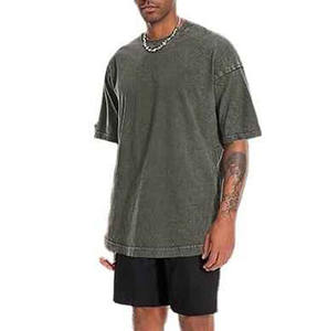 T-shirt homme oversize décontracté à manches courtes, coupe ample, en coton respirant, tissu doux, pour l'été, à porter au quotidien, chemises tendance - Product Image 5