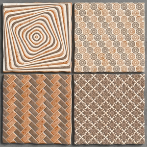 Venta caliente Carreaux Sol 40x40cm Azulejo de porcelana esmaltada Diseño de jade amarillo moderno Cerámica brillante para piso interior 400x400mm - Product Image 3